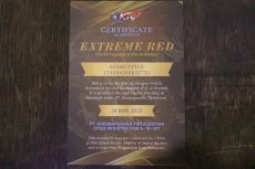 画像8: 【淡水魚】【通販】証明書付き＆ステッカー付 SUMO STYLE 紅龍(エクストリームレッド)登録番号250-004133【個体販売】【アジアアロワナ】(±21cm)(大型魚)(生体)(熱帯魚)NKO (8)