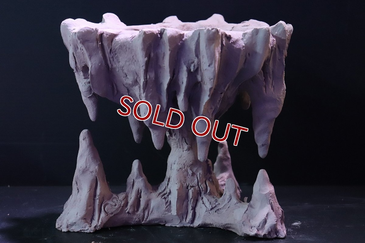 画像2: 【熱帯魚 シェルター】シェルタクラフタ No2 鍾乳石ポット Sサイズシェルター【個体販売】(淡水) (2)