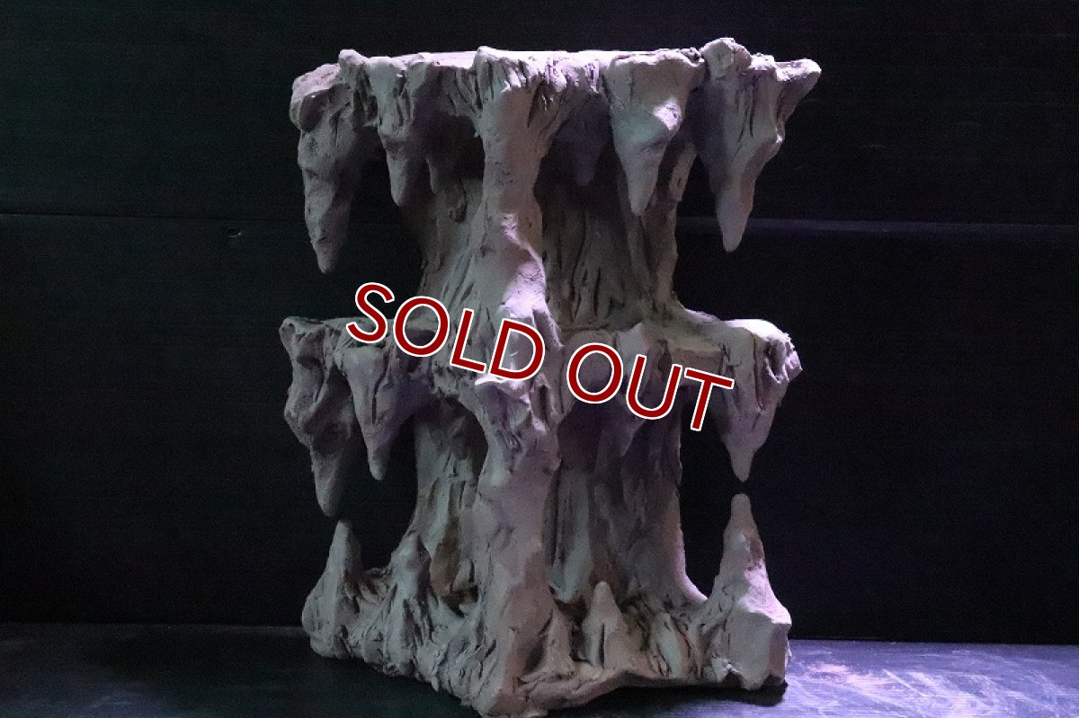 画像2: 【熱帯魚 シェルター】No2 シェルタクラフタ 鍾乳石タワー 2段 シェルター【個体販売】(淡水) (2)