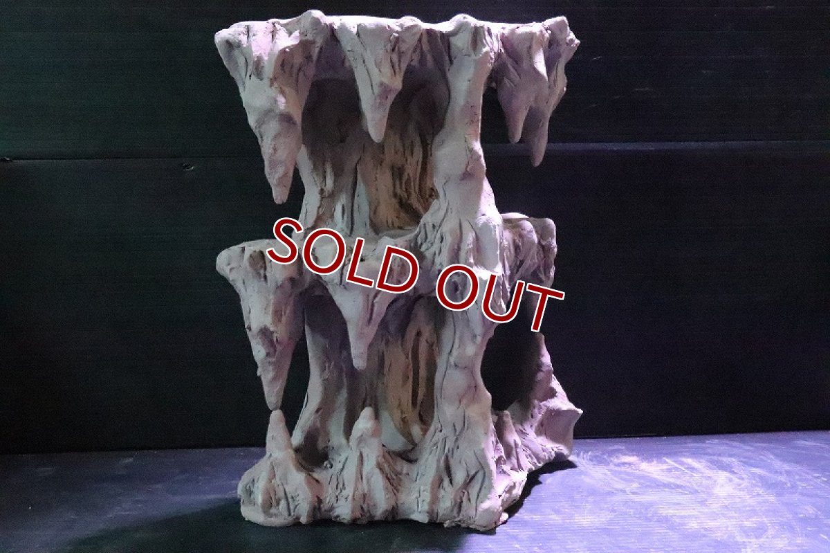 画像3: 【熱帯魚 シェルター】No2 シェルタクラフタ 鍾乳石タワー 2段 シェルター【個体販売】(淡水) (3)