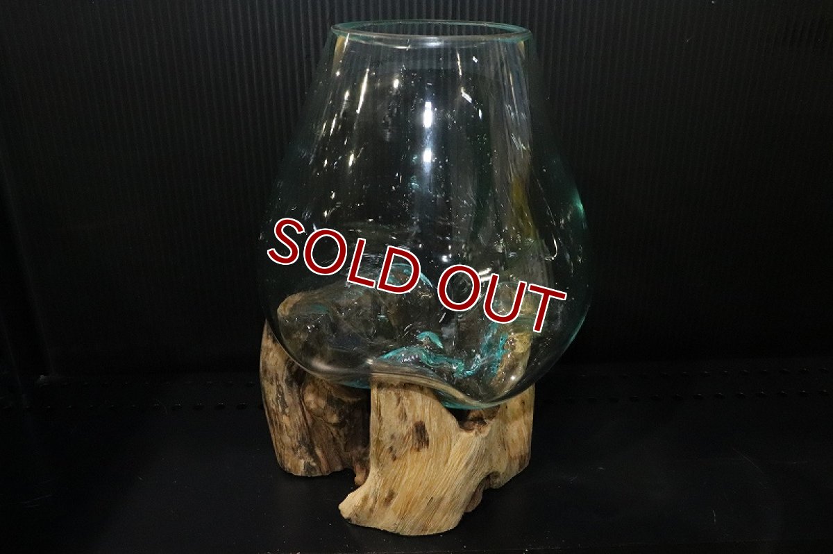 画像2: 【飼育用品・器具】No2 ガラス流木 Mサイズ【1点物 個体販売】(水槽) (2)