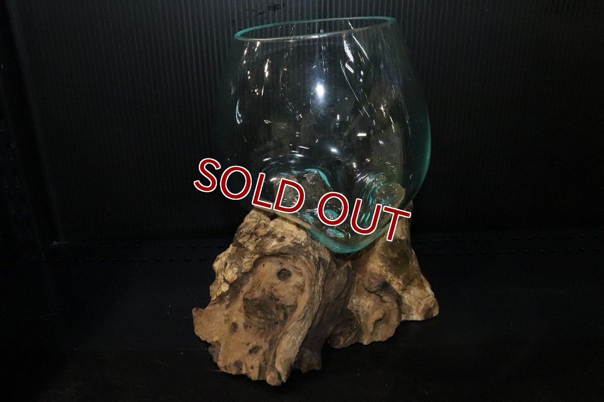 画像2: 【飼育用品・器具】No3 ガラス流木 Mサイズ【1点物 個体販売】(水槽) (2)