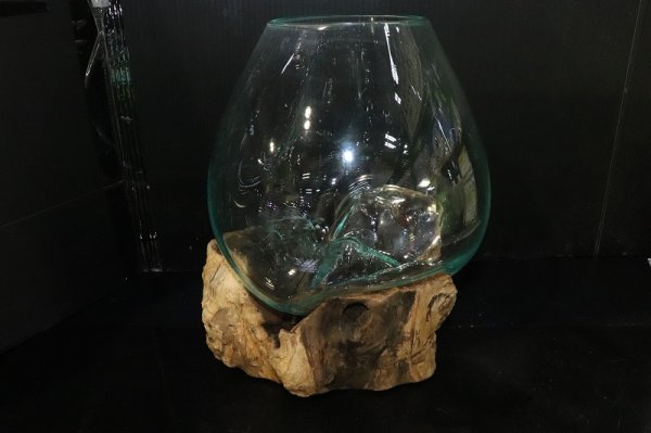 飼育用品・器具】No1 ガラス流木 Lサイズ【1点物 個体販売