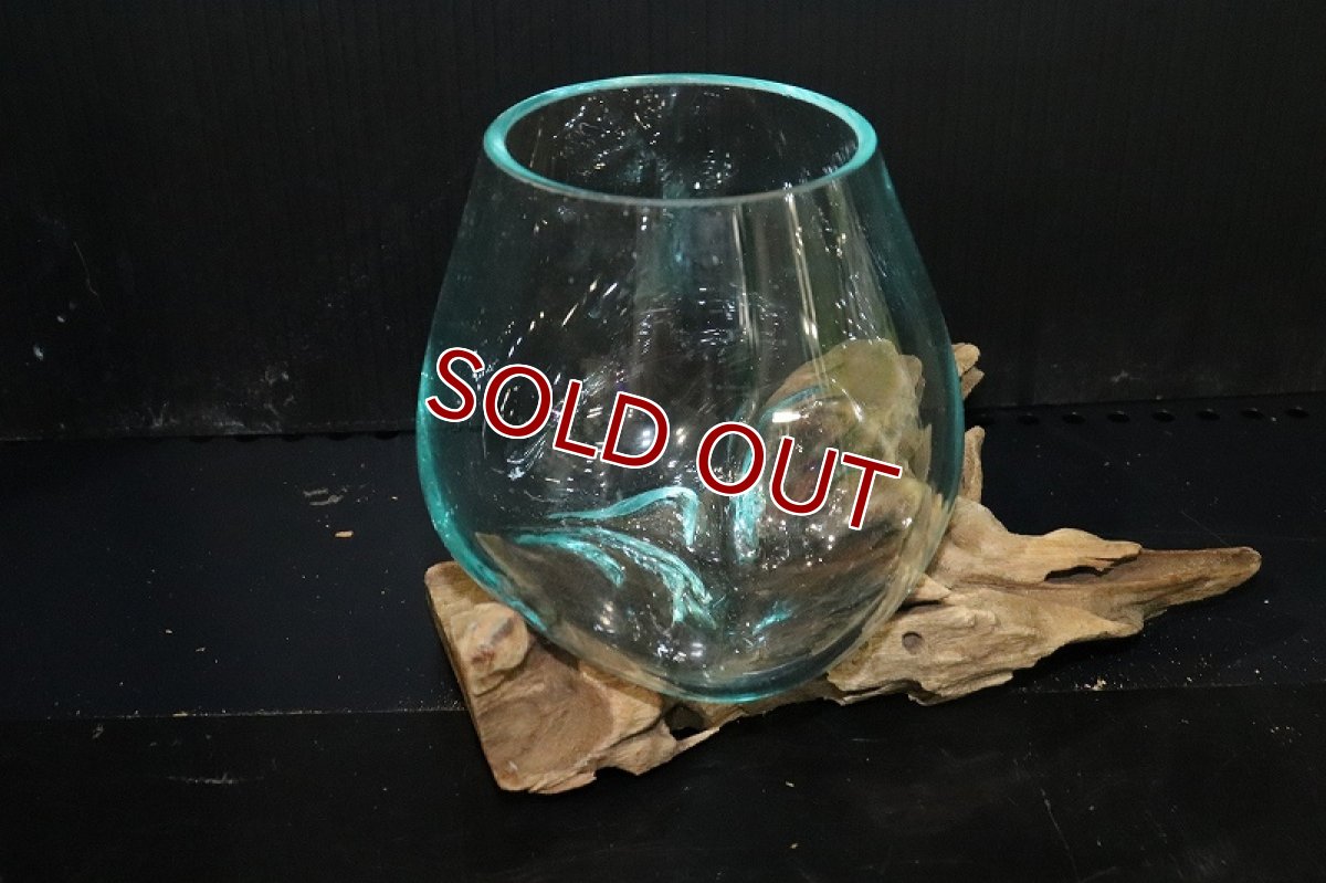 画像2: 【飼育用品・器具】No1 ガラス流木 SSサイズ【1点物 個体販売】(水槽) (2)