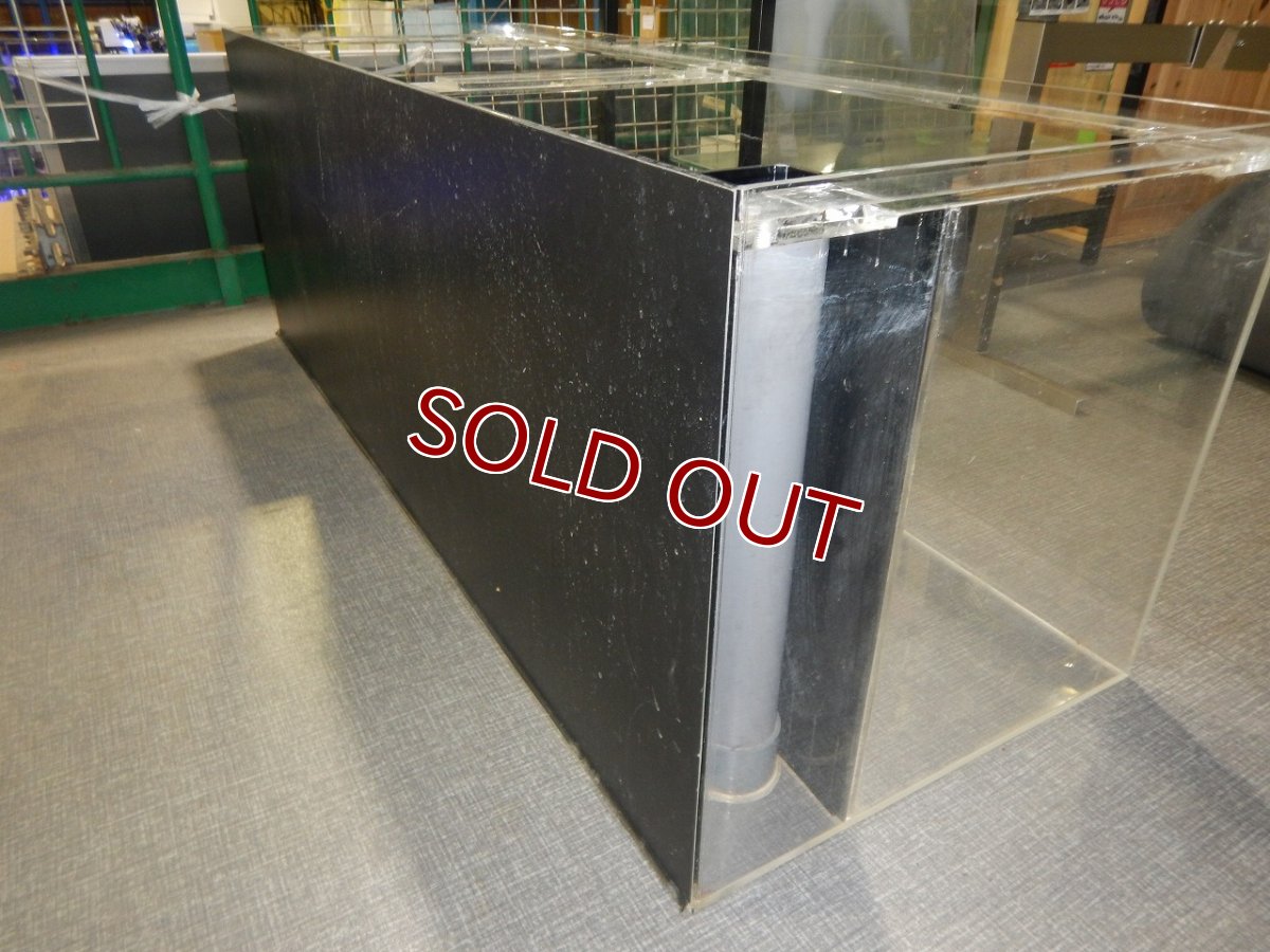 画像5: 【リユース品】【オーバーフロー水槽】W120D45H45cmアクリルオーバーフロー水槽店頭受け渡し限定 (5)