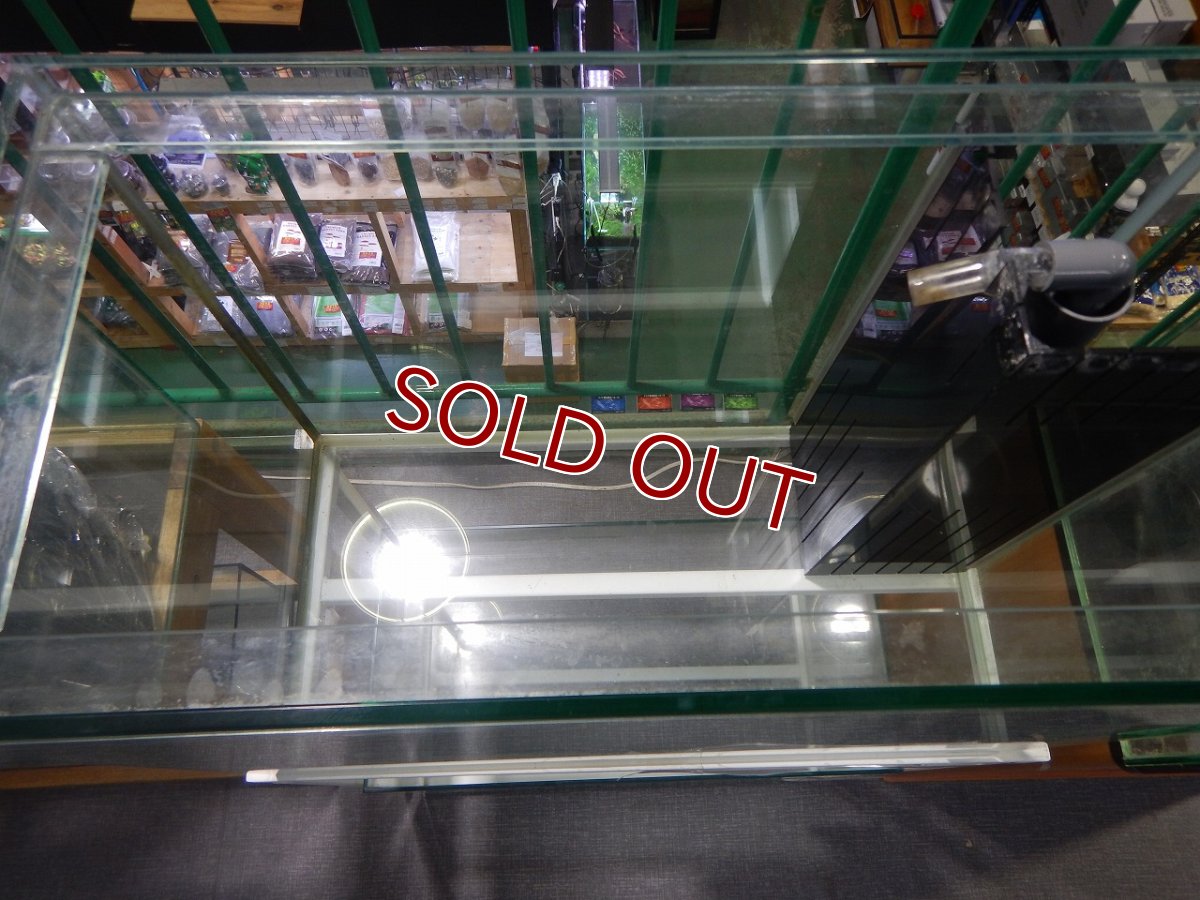 画像2: 【リユース品】【オーバーフロー水槽】W60D30H45cmガラスオーバーフロー水槽店頭受け渡し限定 (2)