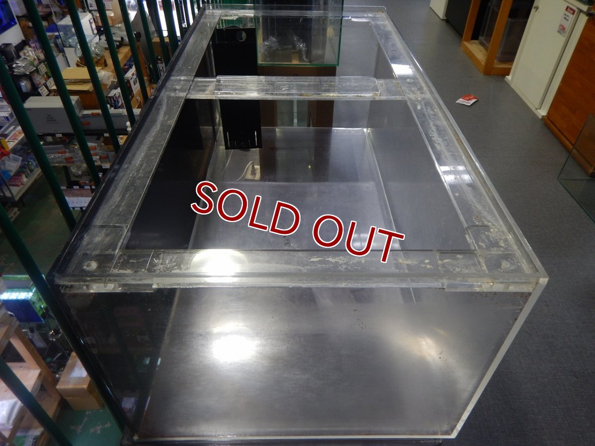 画像2: 【リユース品】【オーバーフロー水槽】W120D60H45cmアクリルオーバーフロー水槽と濾過槽セット店頭受け渡し限定 (2)