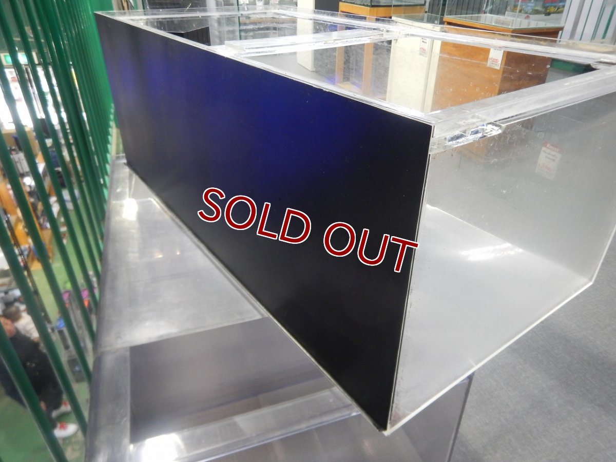 画像4: 【リユース品】【オーバーフロー水槽】W120D60H45cmアクリルオーバーフロー水槽と濾過槽セット店頭受け渡し限定 (4)