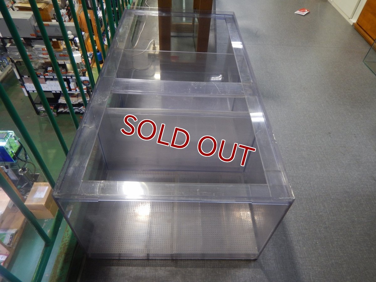 画像8: 【リユース品】【オーバーフロー水槽】W120D60H45cmアクリルオーバーフロー水槽と濾過槽セット店頭受け渡し限定 (8)