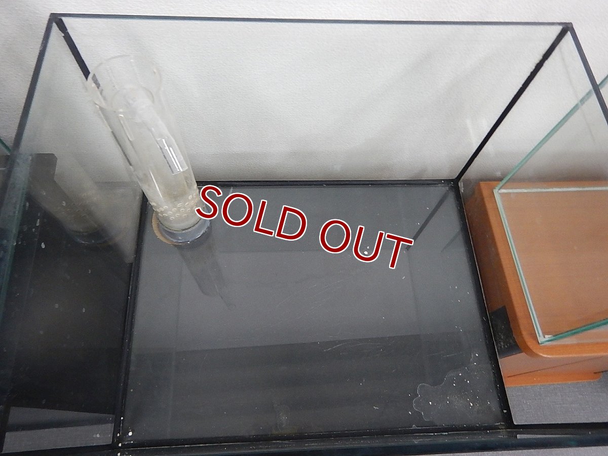 画像2: 【リユース品】【オーバーフロー水槽】W60D45H36cmガラスオーバーフローセット店頭受け渡し (2)