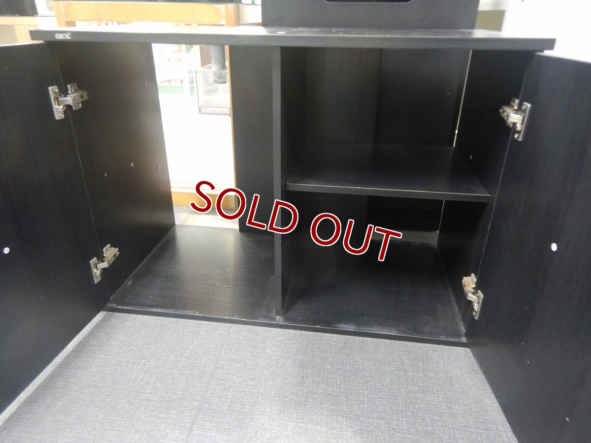 画像5: 【リユース品】【水槽台】W90D45cm木製キャビネット店頭受け渡し限定 (5)