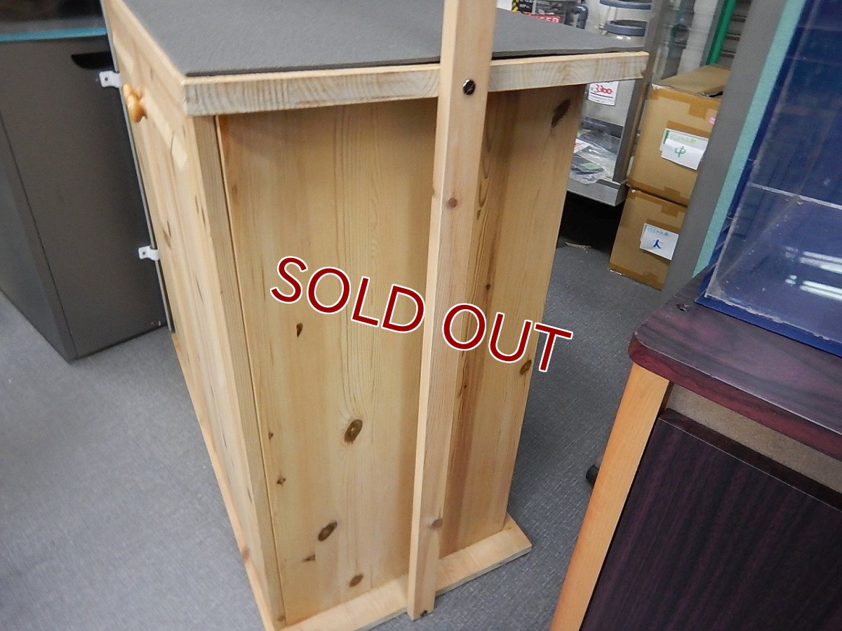 画像3: 【リユース品】【水槽台】W90D45cm木製キャビネット店頭受け渡し (3)