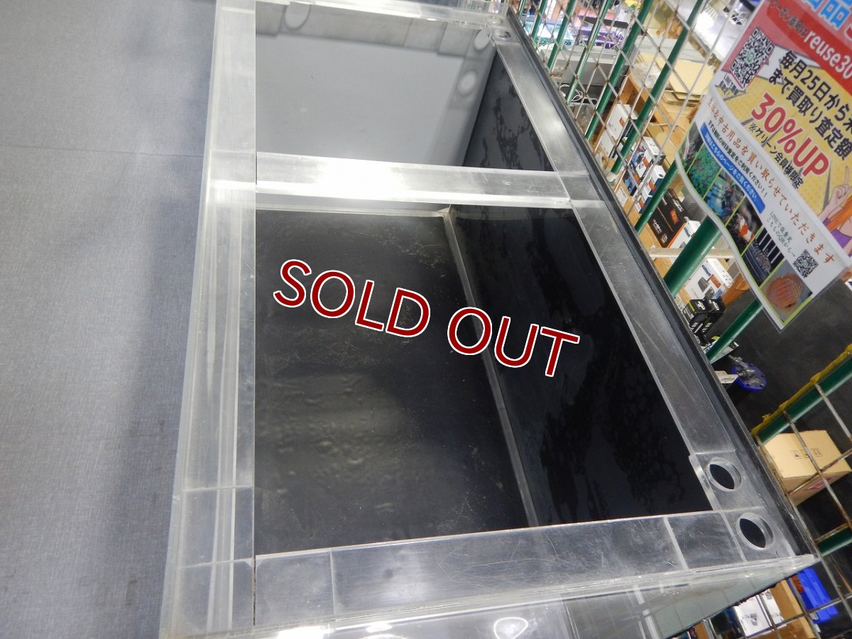 画像2: 【リユース品】【アクリル水槽】W90D45H45cmアクリル水槽店頭受け渡し限定 (2)