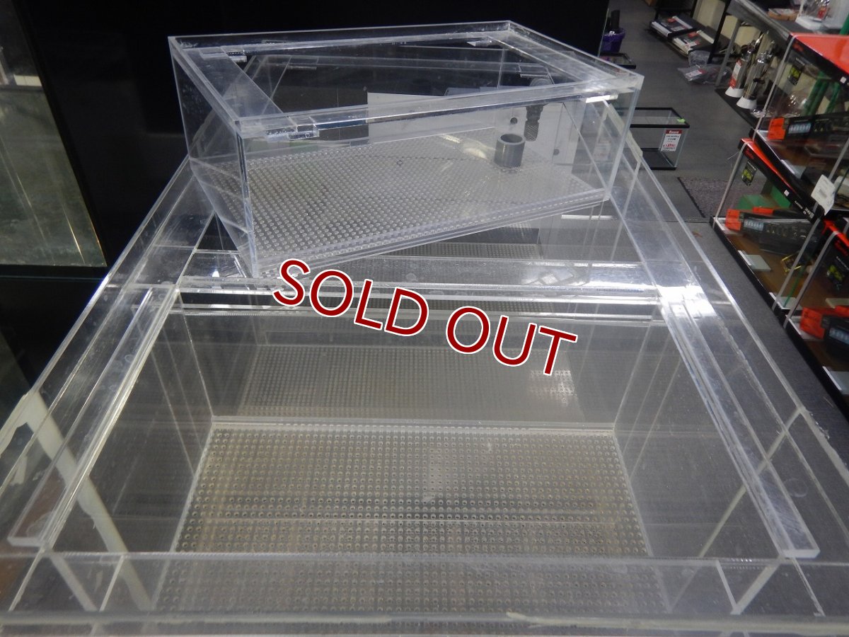 画像2: 【リユース品】【濾過槽】W90D50H40cmアクリル濾過槽店頭受け渡し限定 (2)
