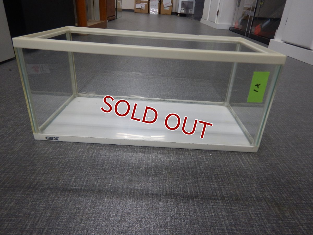 画像1: 【リユース品】【水槽】W40D20H17cmガラス水槽 管理記号 さ店頭受け渡し限定 (1)