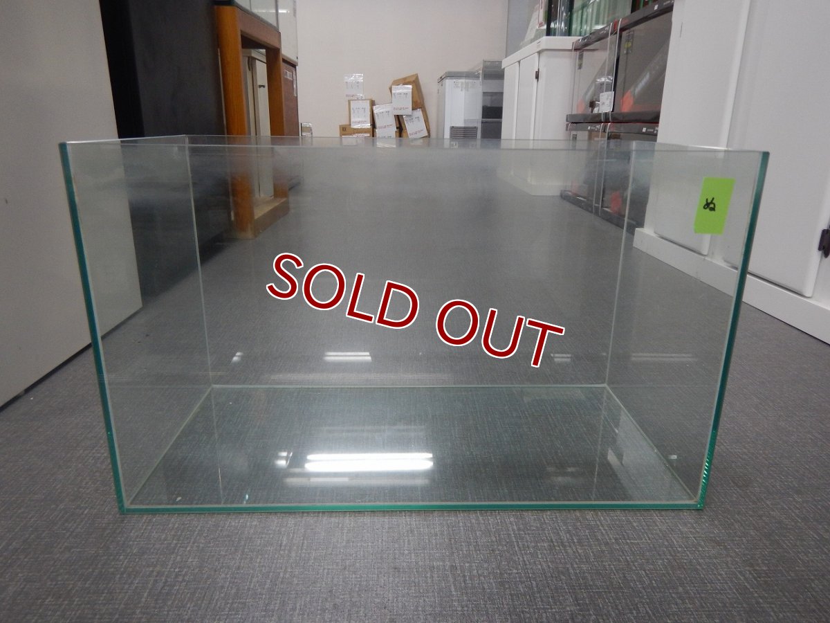 画像1: 【リユース品】【水槽】W60D30H36cmガラス水槽 管理記号　ぬ店頭受け渡し限定 (1)