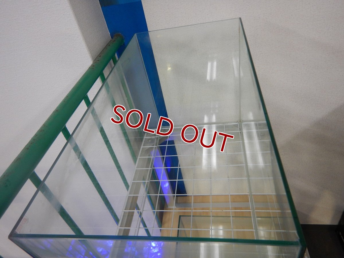 画像2: 【リユース品】【水槽】W60D30H36cm ガラス水槽 管理記号 M店頭受け渡し限定 (2)