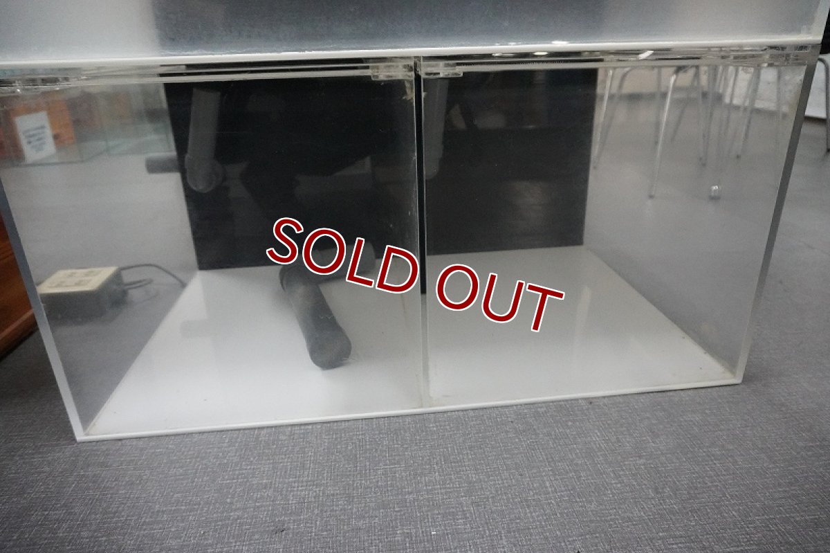 画像3: 【リユース品】【水槽】W90D60H45cm アクリルオーバーフロー水槽(2室)店頭受け渡し限定 (3)
