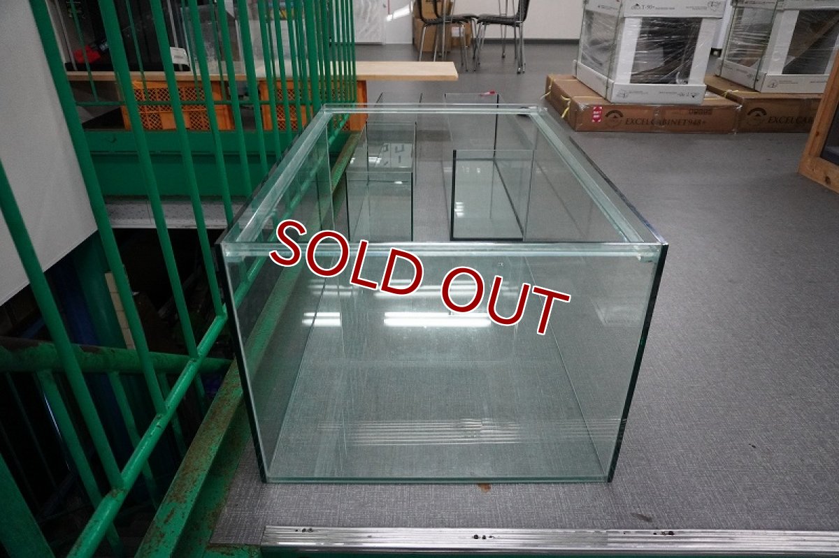 画像3: 【リユース品】【水槽】90×60×45H フレームレス水槽店頭受け渡し限定 (3)