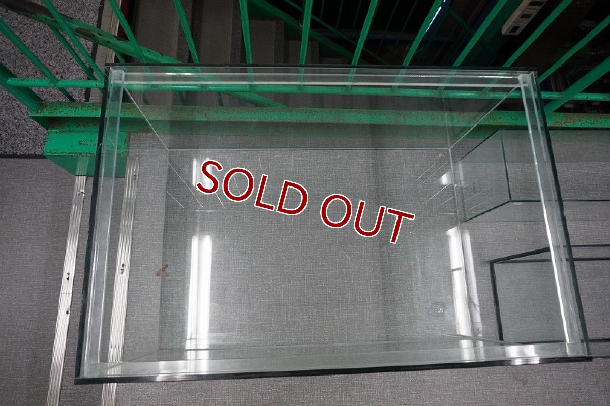 画像4: 【リユース品】【水槽】90×60×45H フレームレス水槽店頭受け渡し限定 (4)