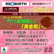 画像3: 【飼育用品・器具】【イオン吸着ろ過材】REBIRTH グレイン Second 1袋(2入)【イオン吸着ろ過材】（淡水　水草用） (3)