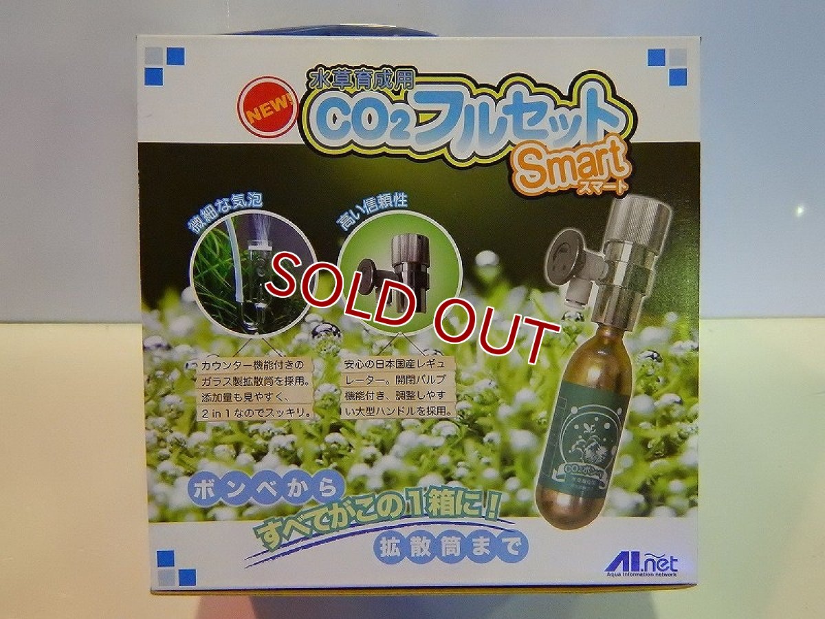 画像1: 【飼育用品・器具】【Co2添加器具】Co2フルセット スマート (淡水用)(メーカー保証付き) (1)