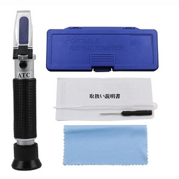 飼育用品・器具】海水濃度屈折計ATC（自動温度補正機能）付 - ペット