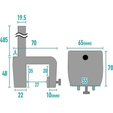画像2: 【飼育用品・器具】【照明用パーツ】【取り寄せ商品】Hydra Edge Flex　Arm　44HD専用(海水) (2)