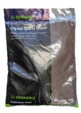 画像1: 【飼育用品・器具】【底砂】クリスタルクオーツグラベール　ダークブラウン　5kg(淡水) (1)