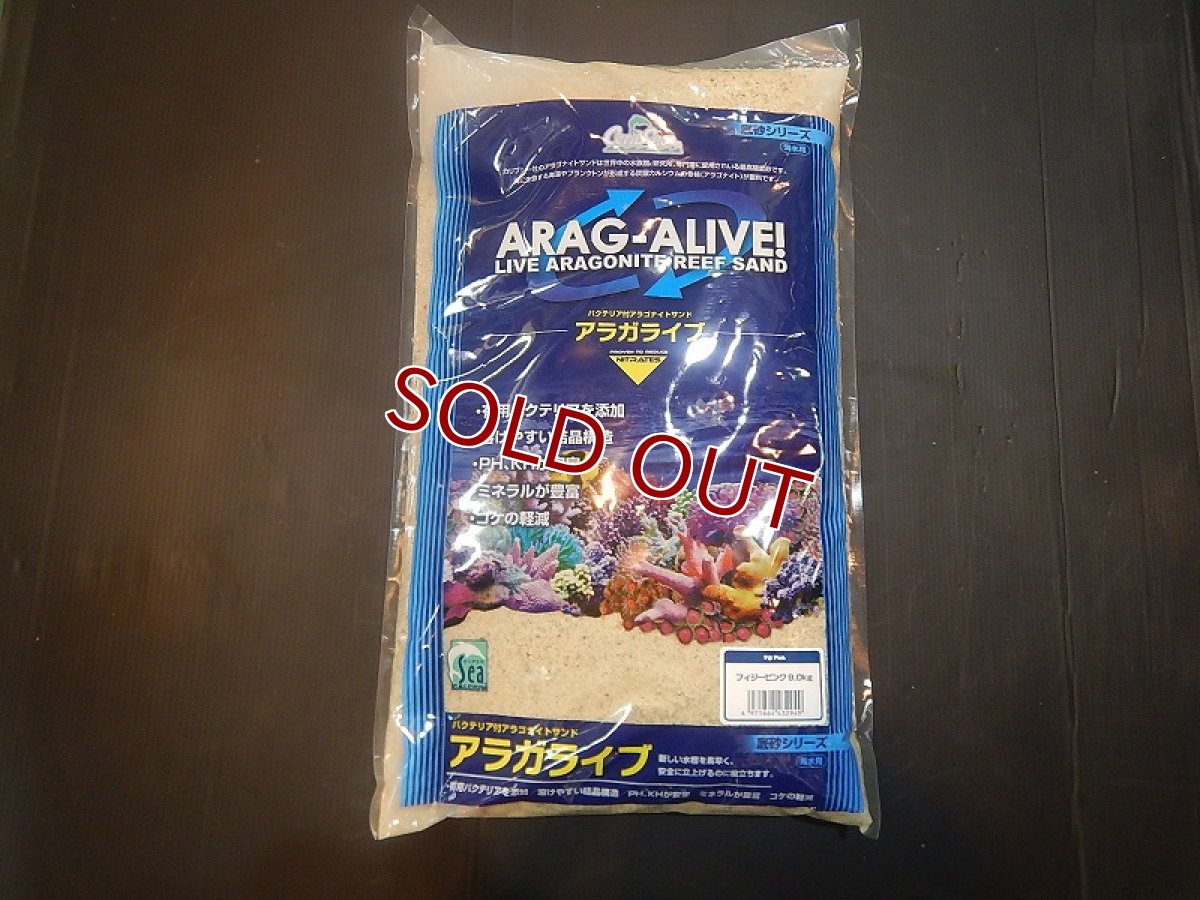 画像1: 【飼育用品・器具】【底砂】カリブシー　アラガライブ　フィジーピンク　9K (1)