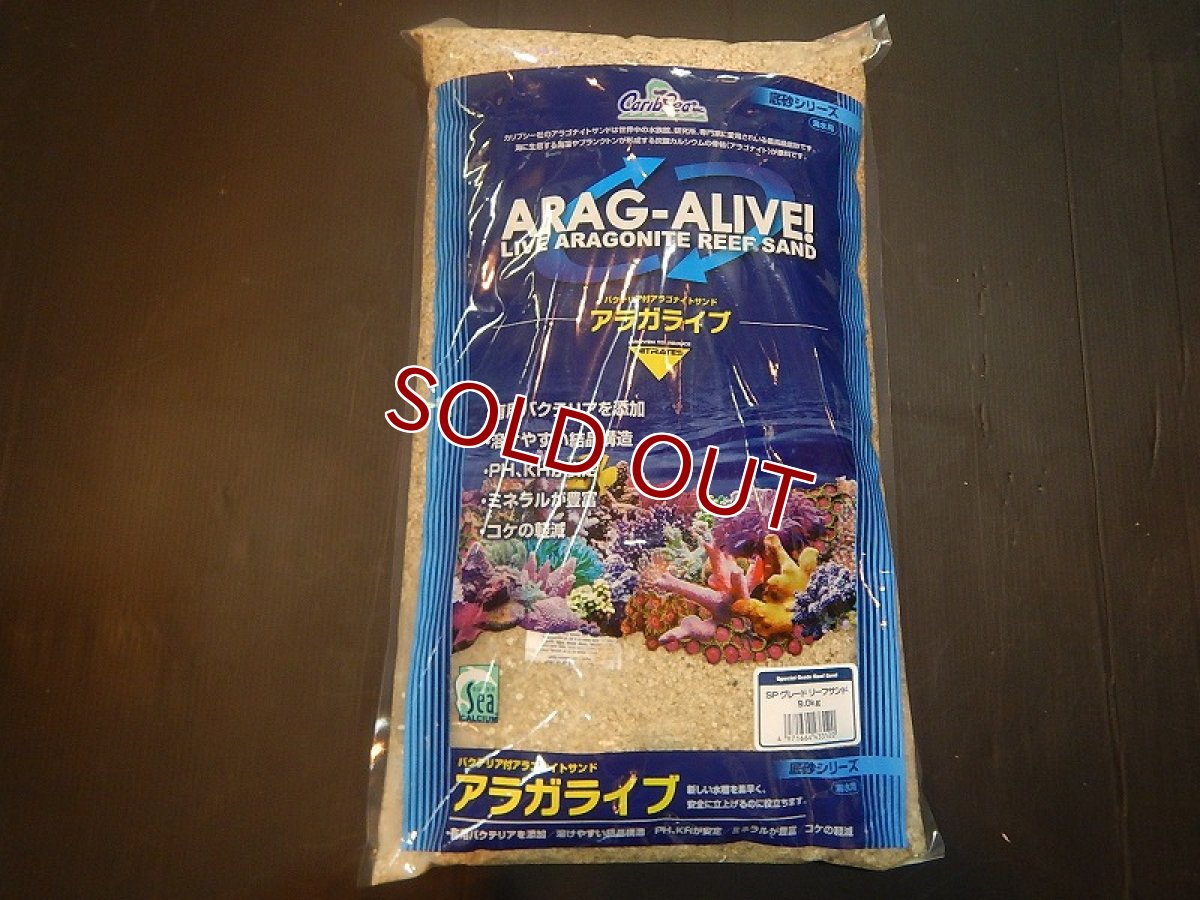 画像1: 【飼育用品・器具】【底砂】カリブシー　アラガライブ　SPグレードリーフサンド　9K (1)