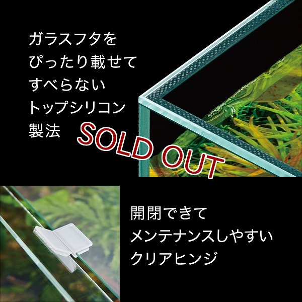 飼育用品・器具】【ガラス水槽】GEX Ga Glassterior TS 450D(淡水 海水
