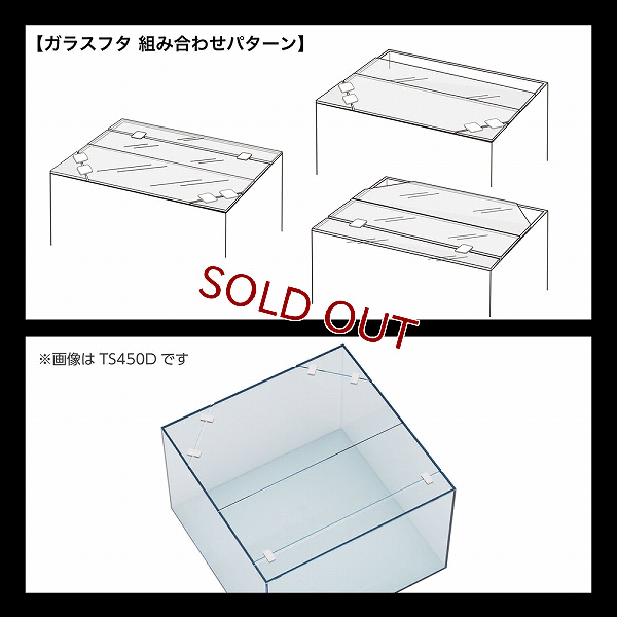 画像5: 【飼育用品・器具】【ガラス水槽】GEX Ga Glassterior TS 450D(淡水 海水可) (5)