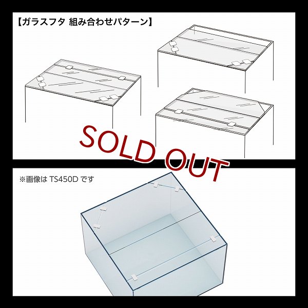 飼育用品・器具】【ガラス水槽】GEX Ga Glassterior TS 450D(淡水 海水