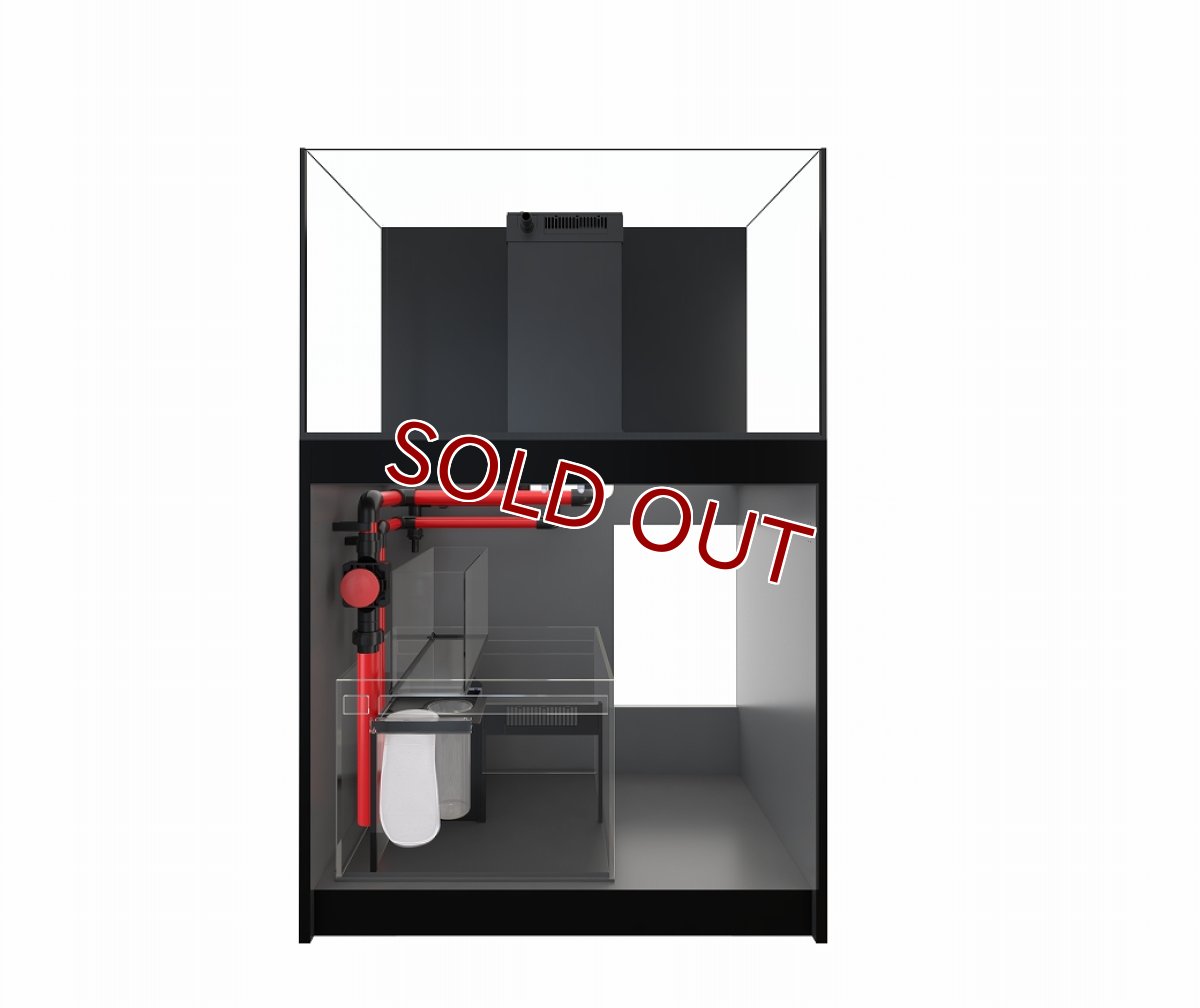 画像2: 【飼育用品・器具】【大型商品送料別途】【お取り寄せ】Reefer G2 250 ブラック フランジ付90×50×53 水槽台含むH140 総水量245リットル(送料別途) (2)