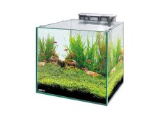 画像1: 【飼育用品・器具】【水槽】GEX グラステリア キューブ ３００セット(淡水 海水用) (1)