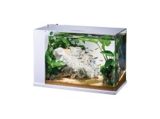 画像1: 【飼育用品・器具】【水槽】GEX ラクテリア ホワイト(淡水 海水用) (1)