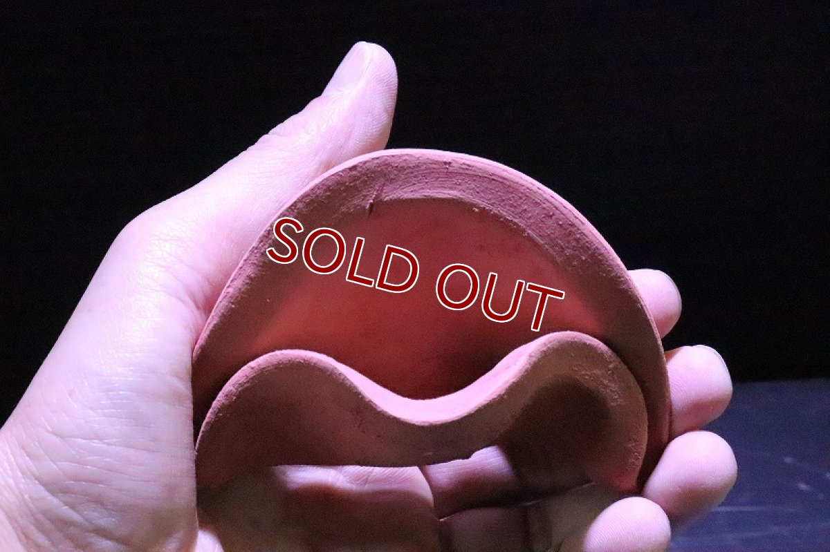 画像3: 【熱帯魚 シェルター】シェルタクラフタ 赤茶タイプ どら焼き型 シェルター【1個 サンプル画像】(淡水) (3)