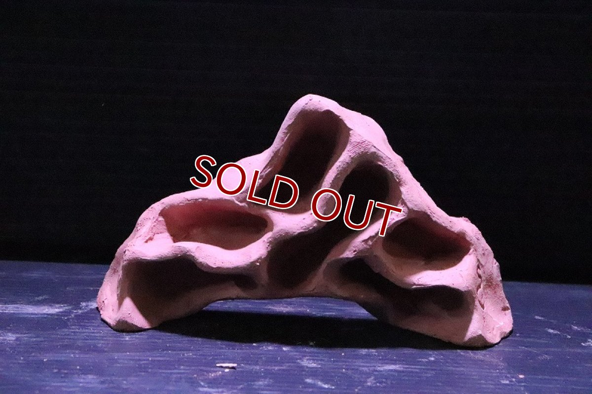 画像2: 【熱帯魚 シェルター】シェルタクラフタ 赤茶タイプ アリの巣型Sサイズ シェルター【1個 サンプル画像】(淡水) (2)