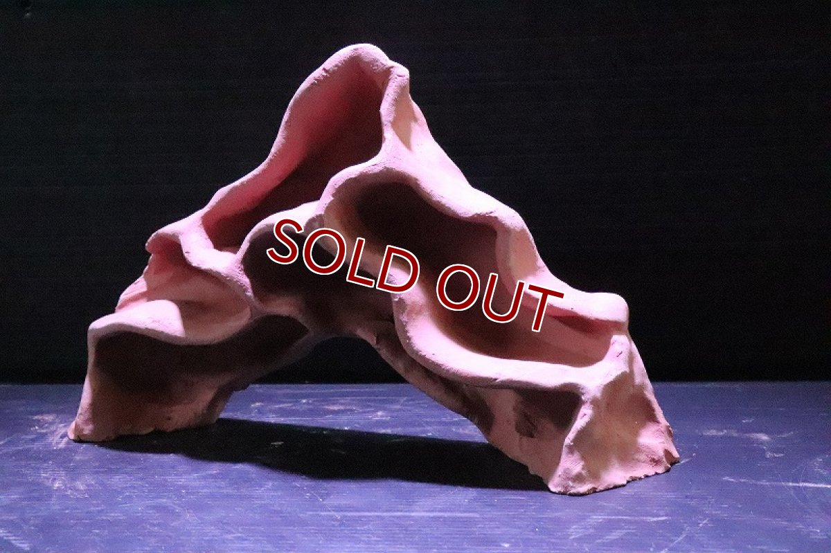 画像4: 【熱帯魚 シェルター】シェルタクラフタ 赤茶タイプ アリの巣型 シェルター【1個 サンプル画像】(淡水) (4)