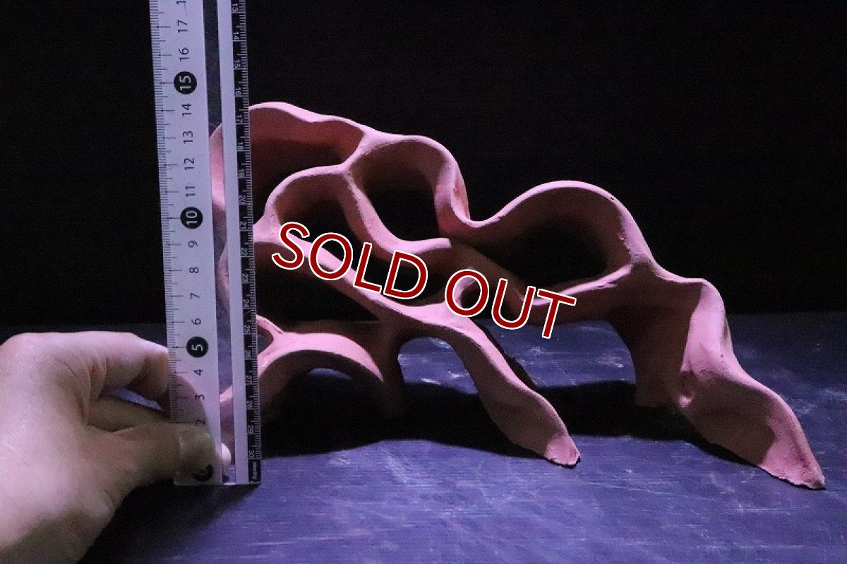 画像7: 【熱帯魚 シェルター】シェルタクラフタ  赤茶タイプ  三又基本型 XLサイズ シェルター【1個 サンプル画像】(淡水) (7)