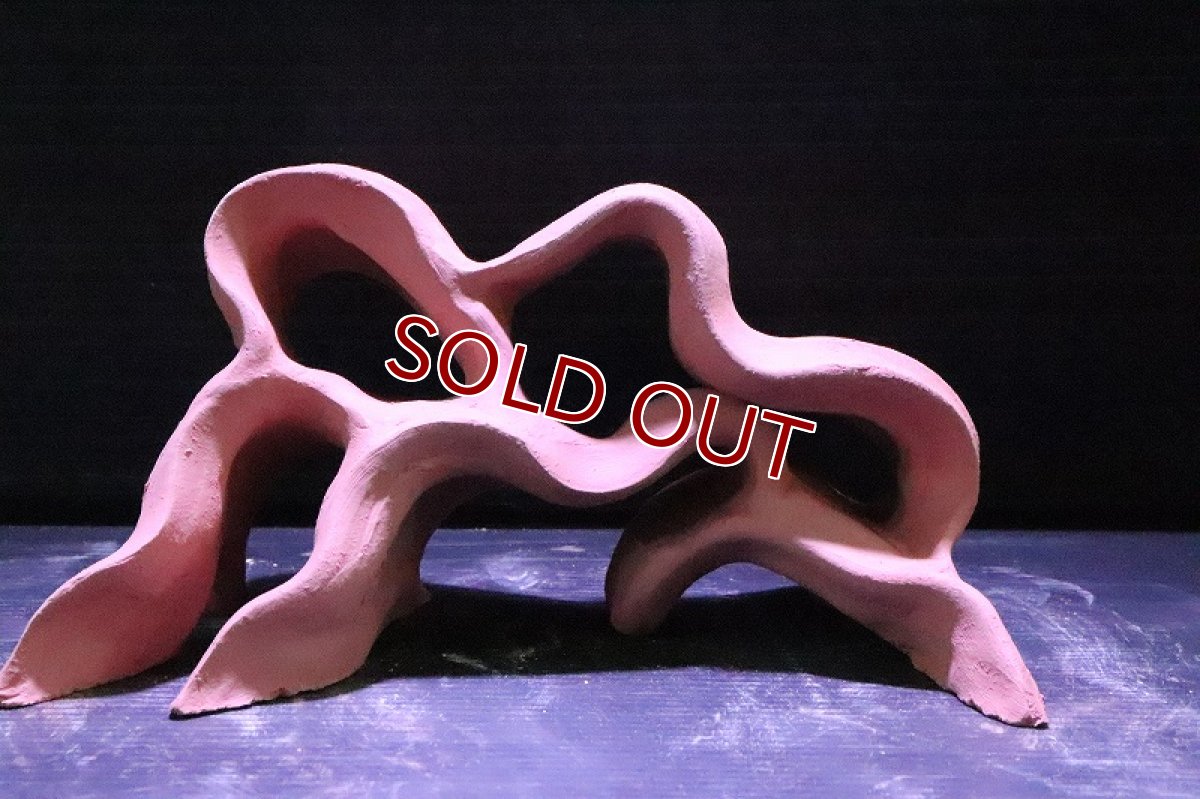 画像2: 【熱帯魚 シェルター】シェルタクラフタ  赤茶タイプ  三又基本型 Mサイズ シェルター【1個 サンプル画像】(淡水) (2)