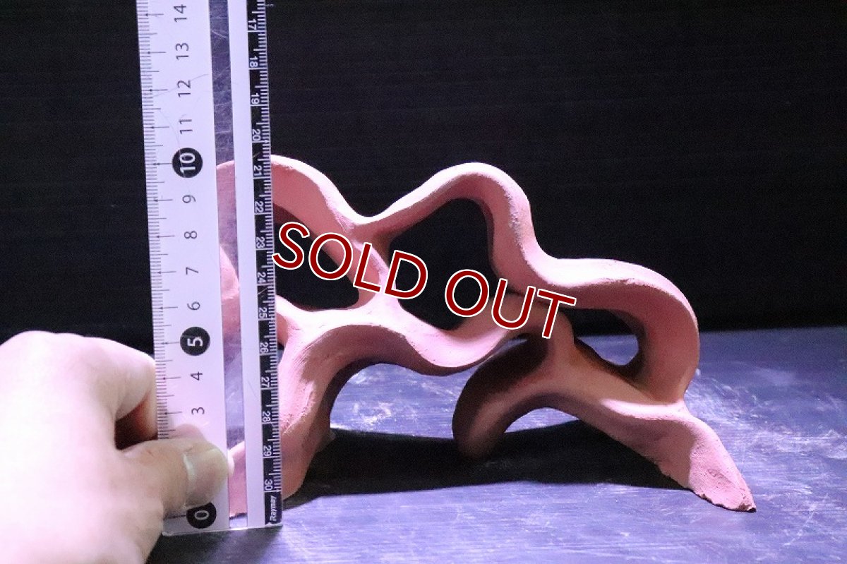 画像7: 【熱帯魚 シェルター】シェルタクラフタ  赤茶タイプ  三又基本型 Mサイズ シェルター【1個 サンプル画像】(淡水) (7)