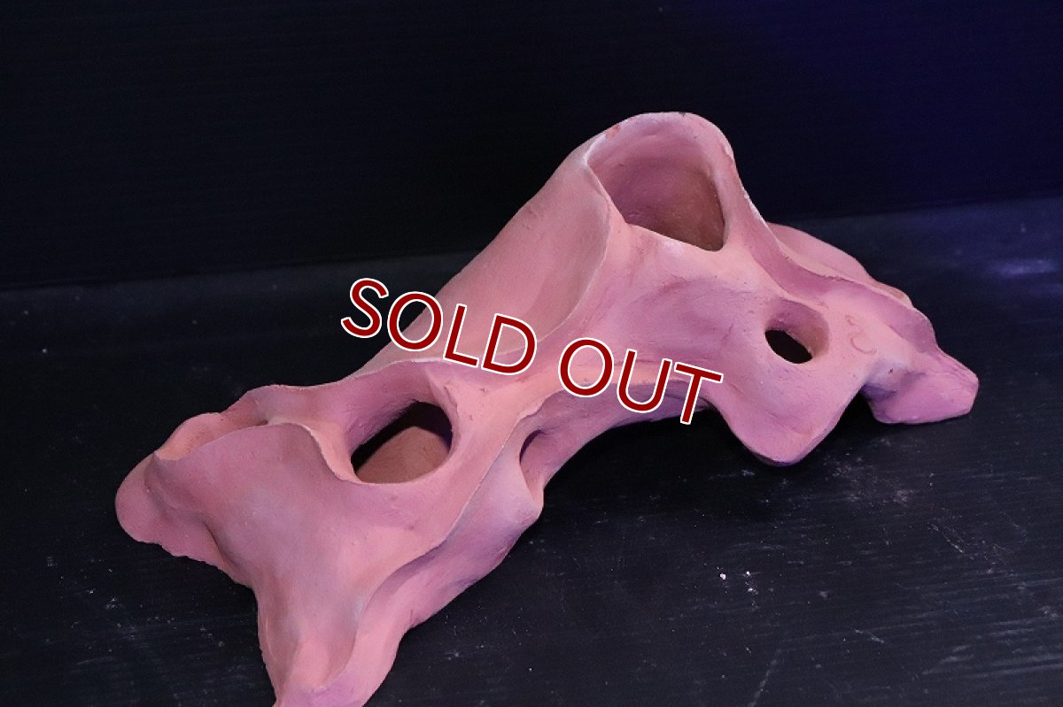 画像4: 【熱帯魚 シェルター】シェルタクラフタ 赤茶タイプ 基本型TA Lサイズ シェルター【1個 サンプル画像】(淡水) (4)