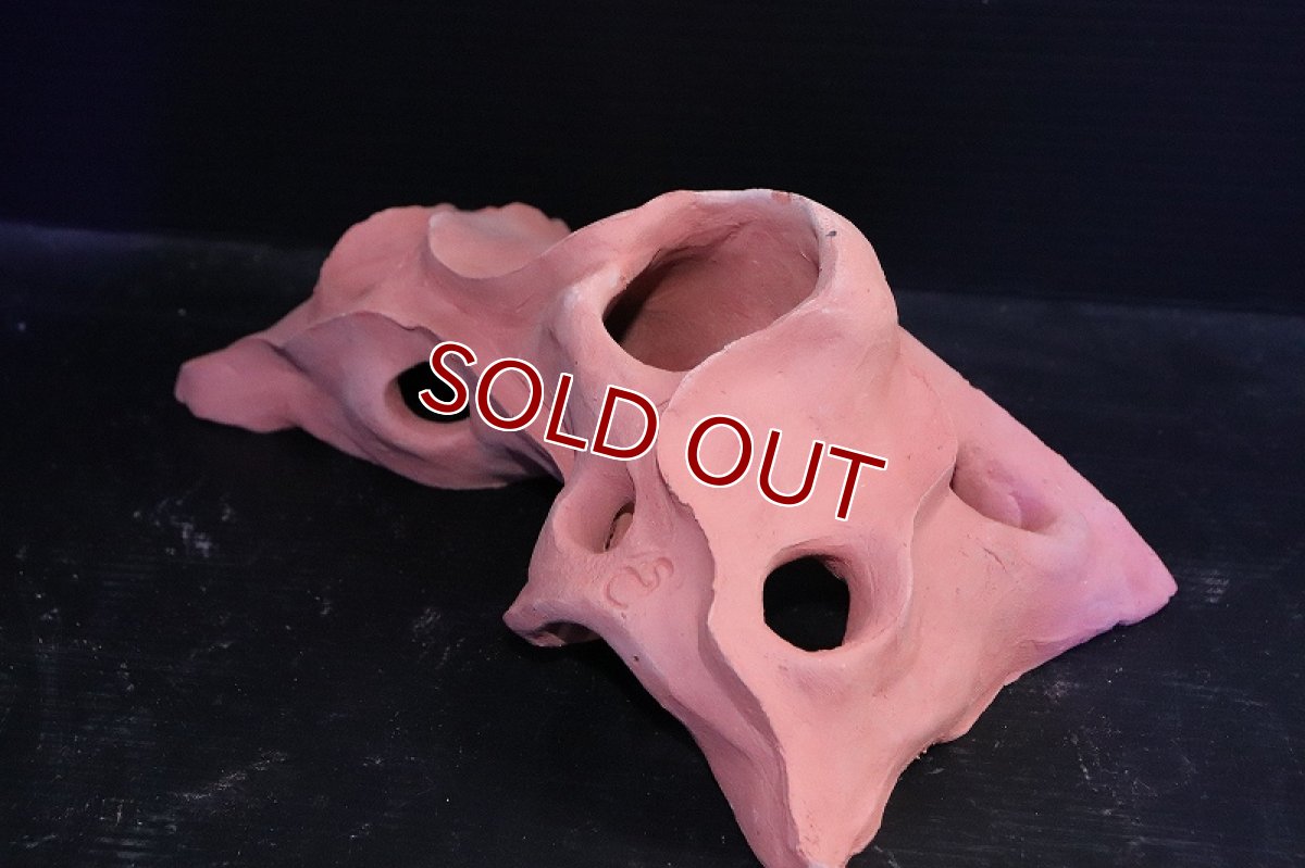 画像5: 【熱帯魚 シェルター】シェルタクラフタ 赤茶タイプ 基本型TA Lサイズ シェルター【1個 サンプル画像】(淡水) (5)