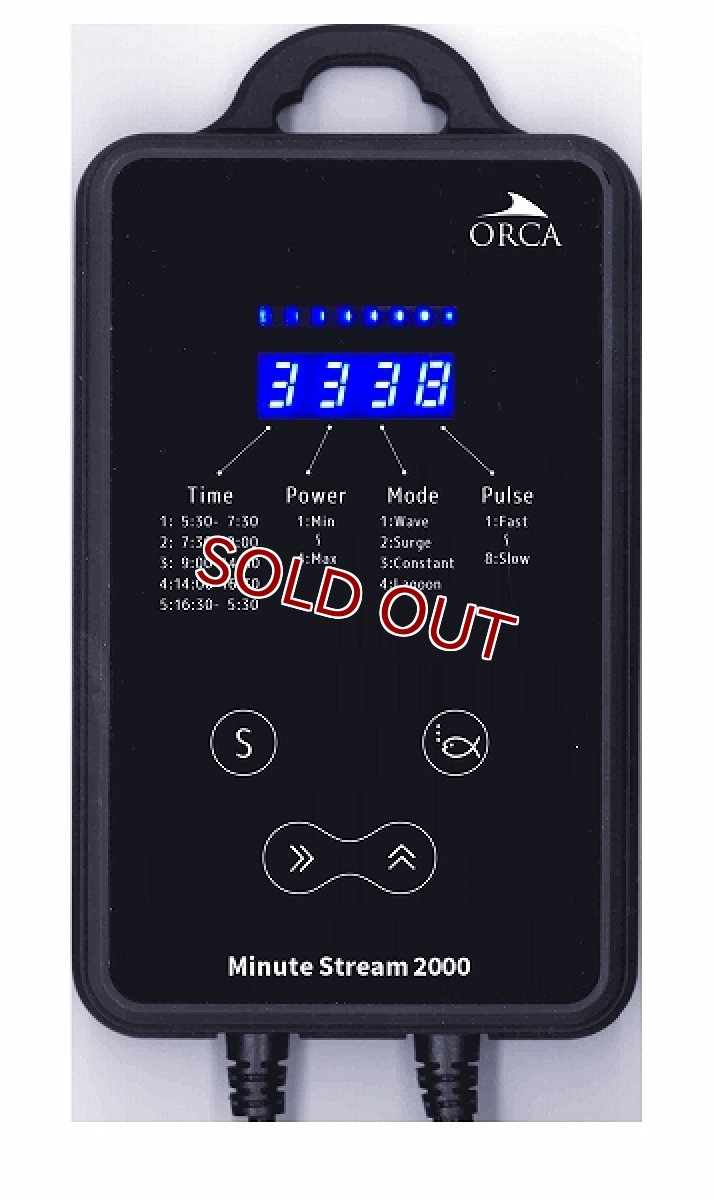 画像3: 【飼育用品・器具】【海水用水流ポンプ】【MMC企画】ORCA　Minute Stream 2000  ミニットストリーム2000　小型水槽用水流ポンプ(海水用)(サンゴ用)(メーカー保証付き) (3)