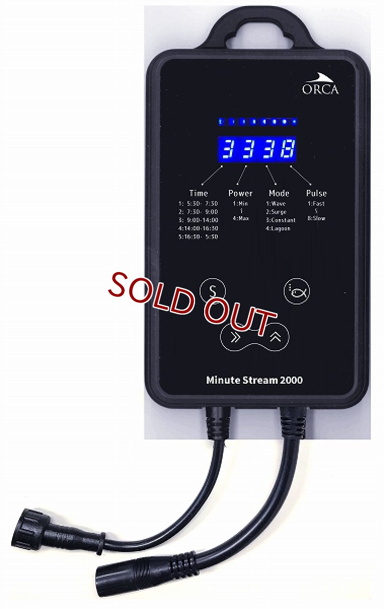 画像4: 【飼育用品・器具】【海水用水流ポンプ】【MMC企画】ORCA　Minute Stream 2000  ミニットストリーム2000　小型水槽用水流ポンプ(海水用)(サンゴ用)(メーカー保証付き) (4)