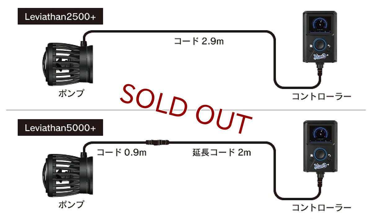 画像5: 【飼育用品・器具】【水中ポンプ】ZOOX  リヴァイアサン 2500 + (海水用) (5)