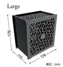 画像2: 【飼育用品・器具】ZOOX バイオメディアホルダー Large(淡水、海水) (2)