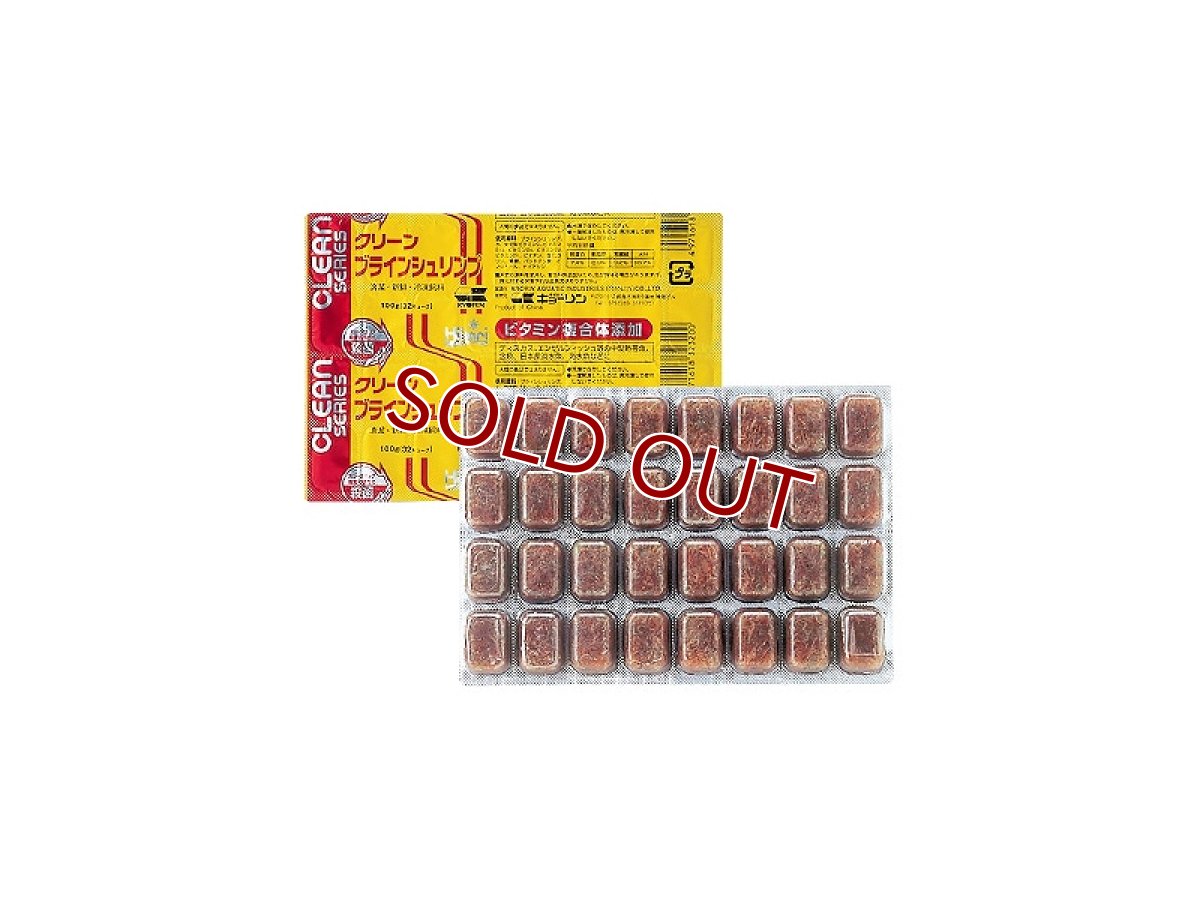 画像1: 【飼育用品・餌】 クリーン ブラインシュリンプ 100g/1枚【冷凍餌】 (淡水海水用)(餌) (1)